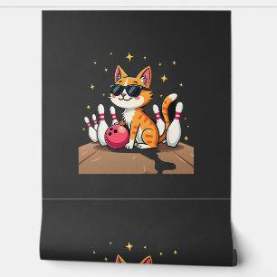 Cute Cat With Sunglasses Cat Playing Bowling For m Wallpaper