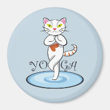 Cute cat yoga