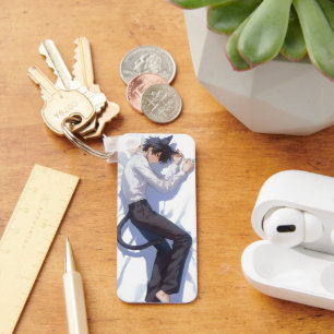 Cute Catboy Anime Key Ring