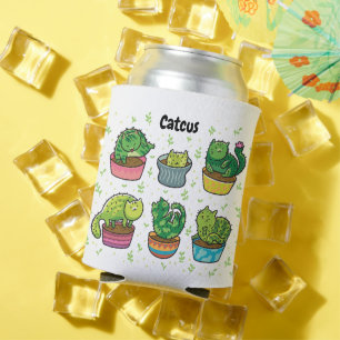 Cute Catcus Can Cooler