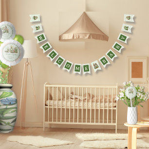 Cute Caterpillar Garden Welcome Baby  Bunting