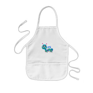 Cute Caterpillar Kids Apron