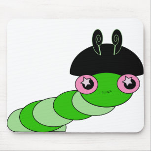 Cute Caterpillar Mouse Mat