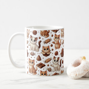 Cute Cats and Chocolates Mug