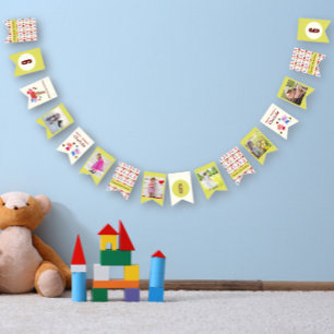 Cute cats and gifts   Yellow Bunting