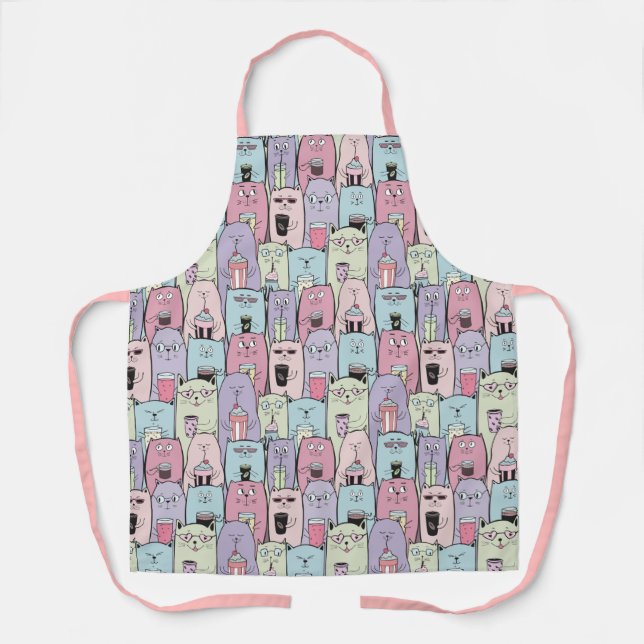 Cute Cats Apron (Front)