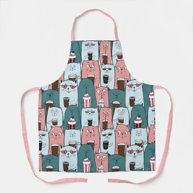 Cute Cats Apron (Front)