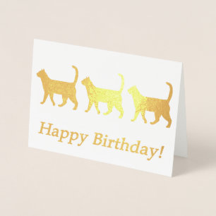 Cute Cats Birthday Card