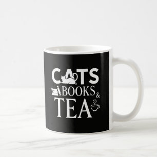 Cute Cats Books and Tea Lover MugMug Coffee Mug