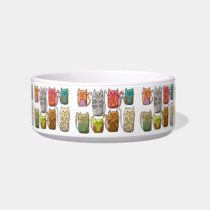 Cute Cats Cartoon  Bowl