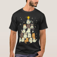 Cute Cats Christmas Tree Funny