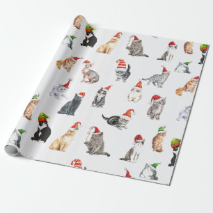 Cute Cats Christmas Wrapping Paper