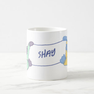 Cute Cats Custom Name Coffee Mug
