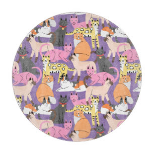 Cute Cats Cutting Board
