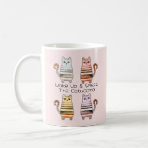 cute cats for cat lovers and coffee lovers mug
