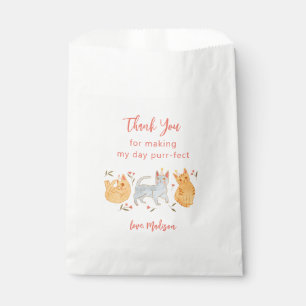 Cute Cats Girl's Birthday Party Favour Bag