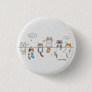 Cute Cats Hanging Button 