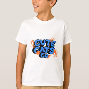 Cute Cats Happy Fun Art T-Shirt