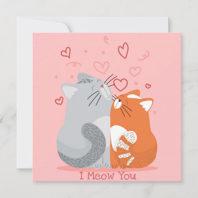 Cute Cats Holiday Card (Front)