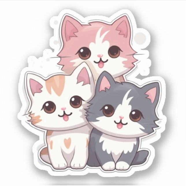 Cute Cats Kawaii Pet Animal  (Front)