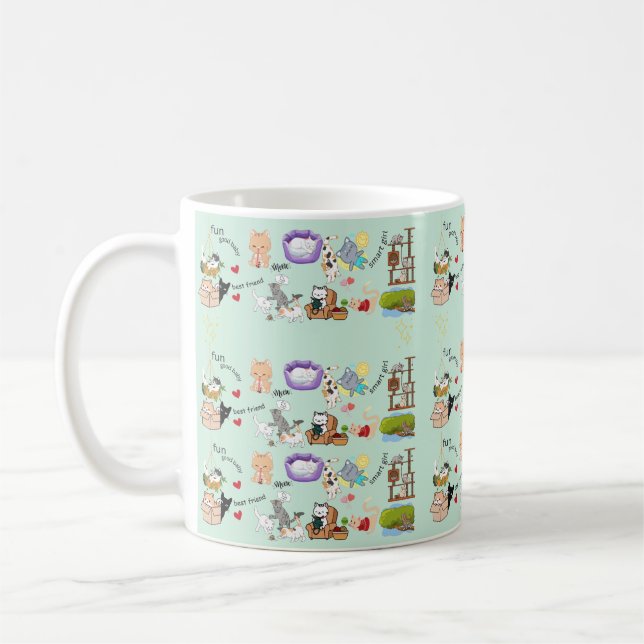 Cute Cats & Kitties Cup (Left)