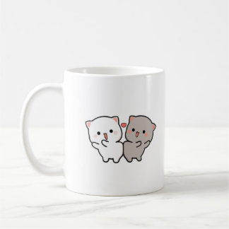 cute cats mochi coffee mug