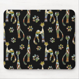Cute cats mouse mat