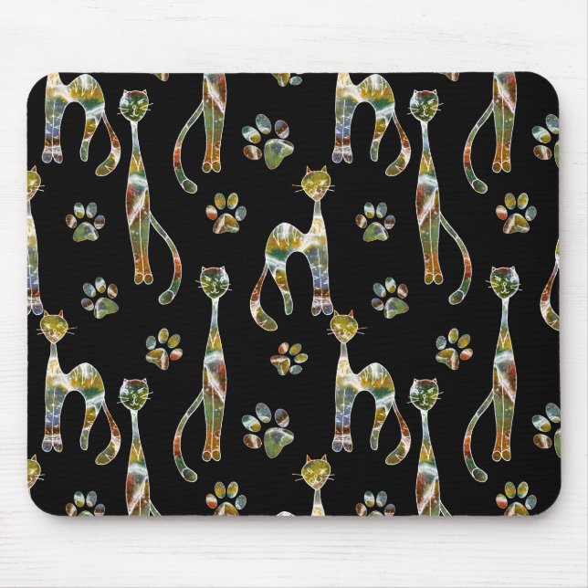 Cute cats mouse mat (Front)