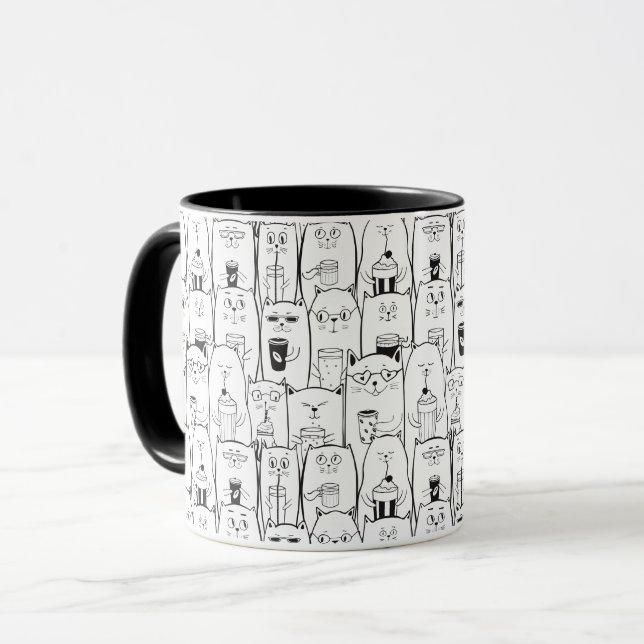 Cute Cats Mug (Front Left)