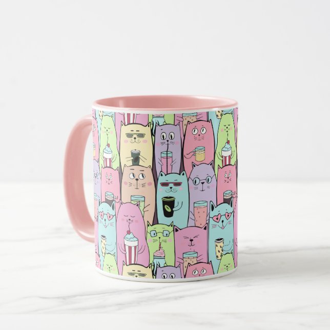 Cute Cats Mug (Front Left)