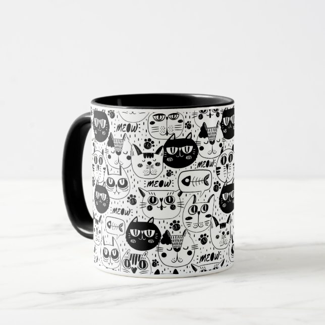 Cute Cats Mug (Front Left)