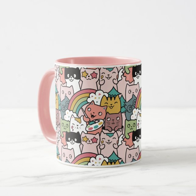 Cute Cats Mug (Front Left)
