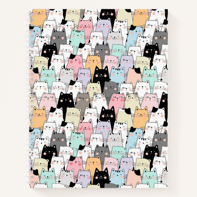 Cute Cats Notebook (Front)