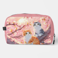 Cute Cats On A Cherry Blossom Tree