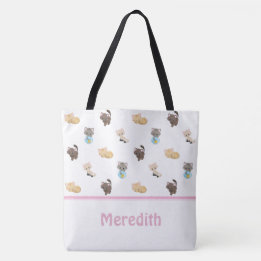 Cute Cats Pattern | Personalised Tote Bag