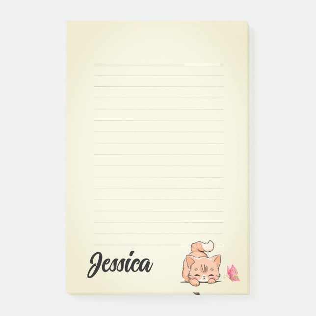 Cute Cats Personalised notes (Front)