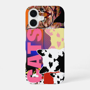 Cute Cats pet girly iPhone 16 Case