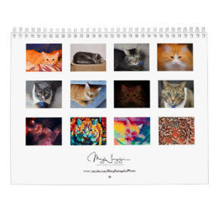 Cute Cats Photo Art Design 2023 Monthly Calendar