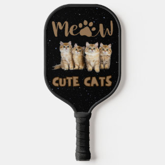 Cute Cats Pickleball Paddle