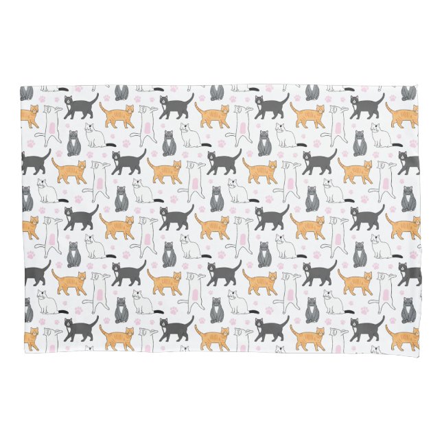 Cute Cats Pillowcase (Front)