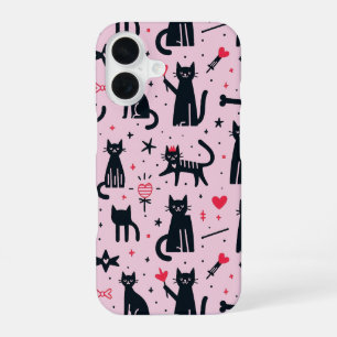 Cute cats' silhouettes iPhone / iPad case