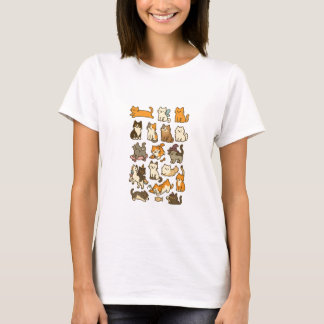 Cute Cats Squad – Multiple Cats Design T-Shirt