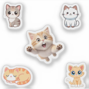 Cute Cats Sticker Pack