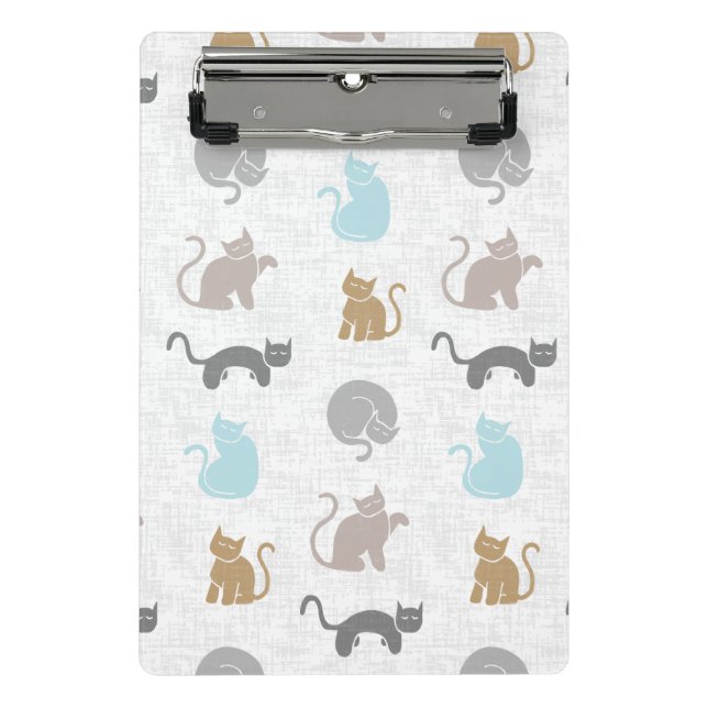 Cute Cats, Urban Color Palette Mini Clipboard (Front)