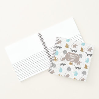 Cute Cats, Urban Color Palette Notebook