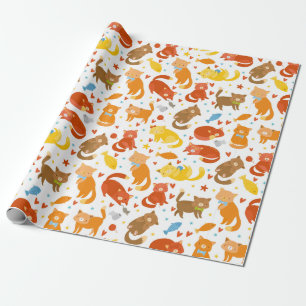 Cute Cats Wrapping Paper