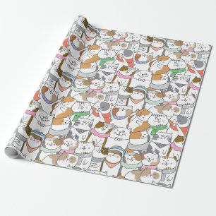 Cute Cats Wrapping Paper