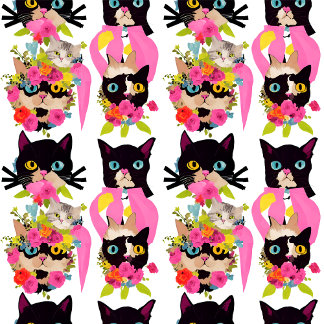 Cute Cats Wrapping Paper Sheet