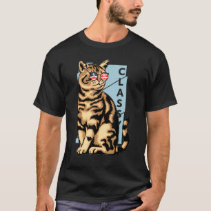 Cute Catt Wearing Sunglasses On 4th Julyy Patrioti T-Shirt