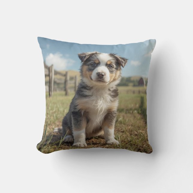 Cute Cattle Dog Cushion (Front)
